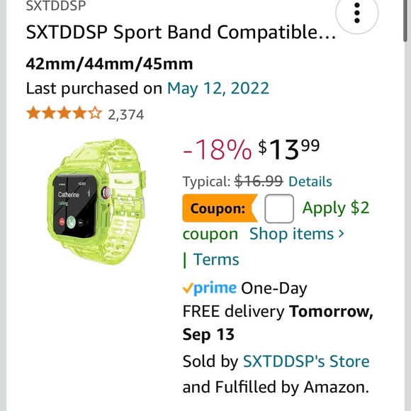 Bundle of 3 Clear Watch Band for Apple Watch - Picture 3 of 10